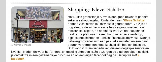 Shopping in Kleve