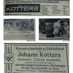 Kotters Zeitungsausschnitte Stadtarchiv Kleve