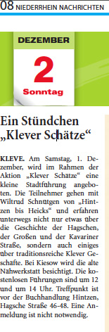 Niederrhein Nachrichten 2.12.12