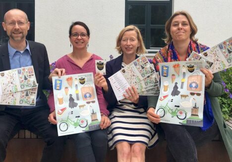 Foto: RP - Marc Cattelaens. Joachim Rasch, Petra Hendricks, Sigrun Hintzen und Esther Mols (v.l.).